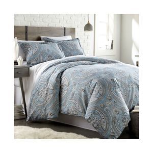Southshore Fine Linens Paisley 3 PC Reversible Bedding Comforter Set Full/Queen